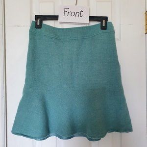 GAP Teal Wool Skirt
